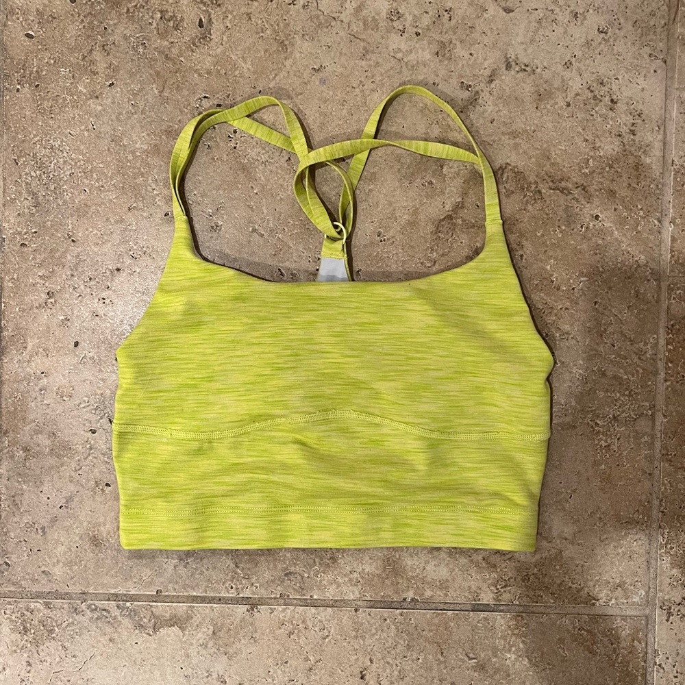Outdoor Voices Lime Crop Top